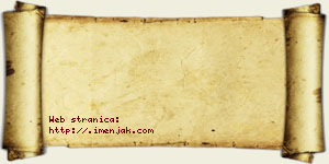 Mila Crnjanski vizit kartica